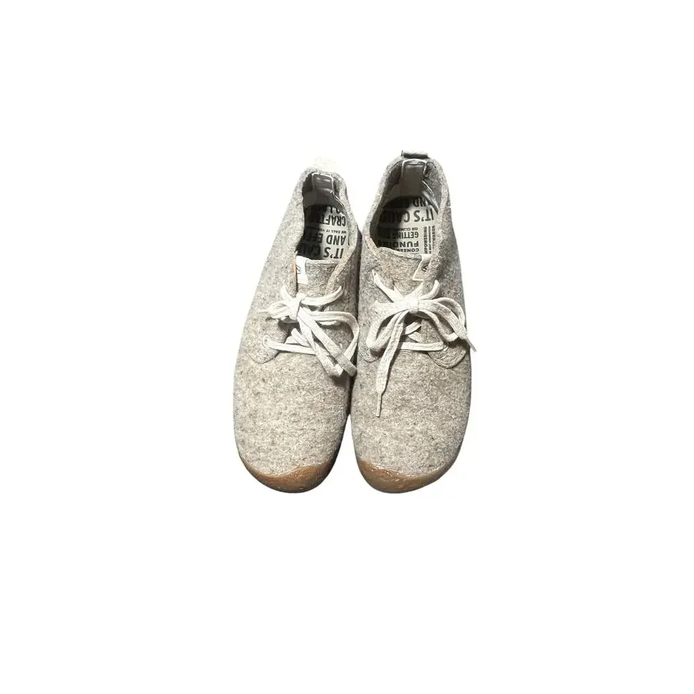 Keen Wool Blend Upper Taupe Mosey Derby Oxford Lace Up Size 9.5
